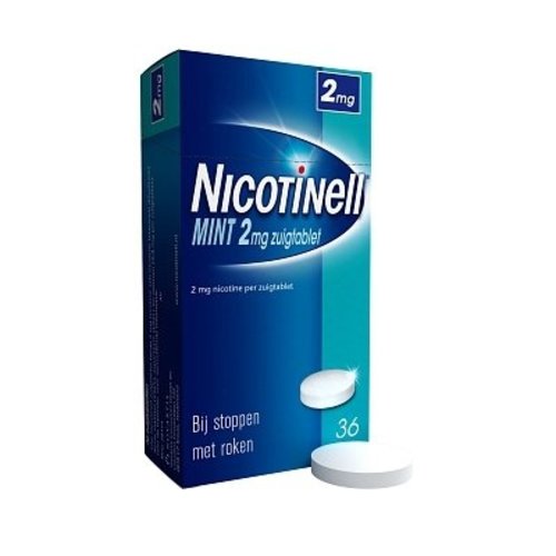 Nicotinell Nicotinell Zuigtablet 2mg Mint - 36 Tabletten