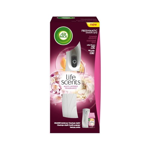 Airwick Airwick Freshmatic App & Navul white flowers - meloen & vanille Airwick Airwick Freshmatic App & Navul white flowers - meloen & vanille