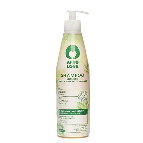 Afro love Afro Love Shampoo Mint/Eucalptus/ Rozemarijn 450 Ml