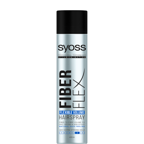 Syoss Syoss haarspray fiber flex nr 4 400 ml Syoss Syoss haarspray fiber flex nr 4 400 ml