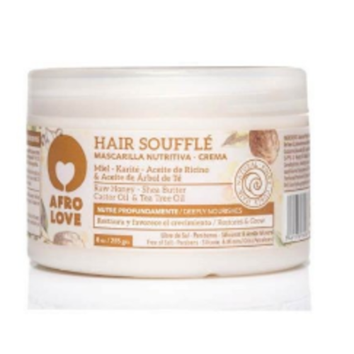 Afro love Afro Love Hair Souffle Raw Honey/Shea Butter/Castor Oil/Tea Tree Oil 450 Ml