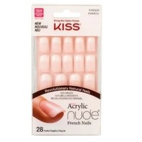 Kiss Acryl Kunst Natural Nagels Nude Recht 28 Stuks