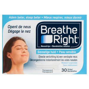 Breathe Breathe Right - Neusstrips 30 Stuks Breathe Breathe Right - Neusstrips 30 Stuks