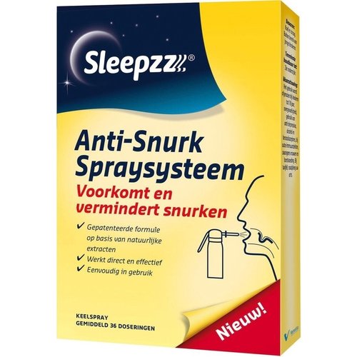 Sleepzz Sleepzz Anti-Snurk Spraysysteem - 36 Doseringen Sleepzz Sleepzz Anti-Snurk Spraysysteem - 36 Doseringen
