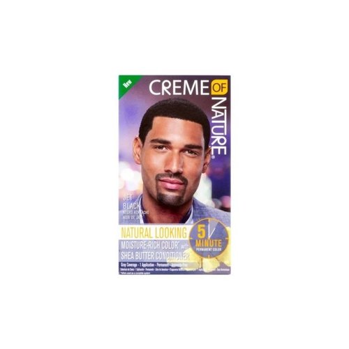 Creme of Nature Creme Of Nature Men Hair Color- Jet Black 5 Min