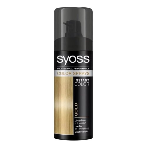 Syoss Syoss Colorspray - Gold 120ml Syoss Syoss Colorspray - Gold 120ml