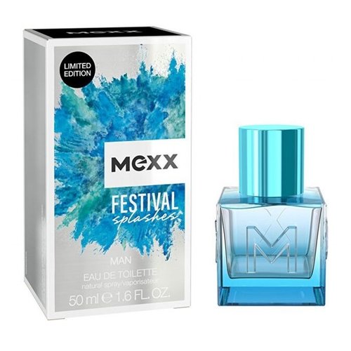 MEXX Mexx Eau De Toilette Spray - Festival Splashes Man 50 Ml