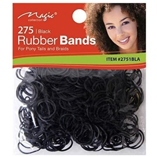 Magic Magic Rubber Bands - Zwart 275 Stuks Magic Magic Rubber Bands - Zwart 275 Stuks
