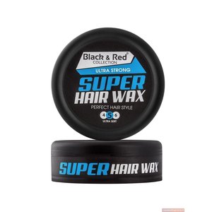 Black & Red Black & Red Super Hair Wax - Ultra Strong Hold 150ml Black & Red Black & Red Super Hair Wax - Ultra Strong Hold 150ml