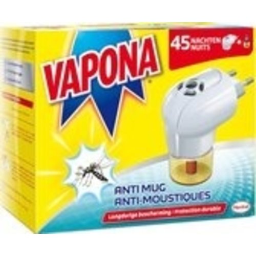 Vapona Vapona Anti Mug Apparaat - 10 Tabletten Vapona Vapona Anti Mug Apparaat - 10 Tabletten