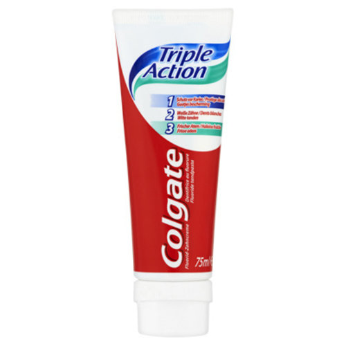 Colgate Colgate Tandpasta - Triple Action 75 Ml Colgate Colgate Tandpasta - Triple Action 75 Ml