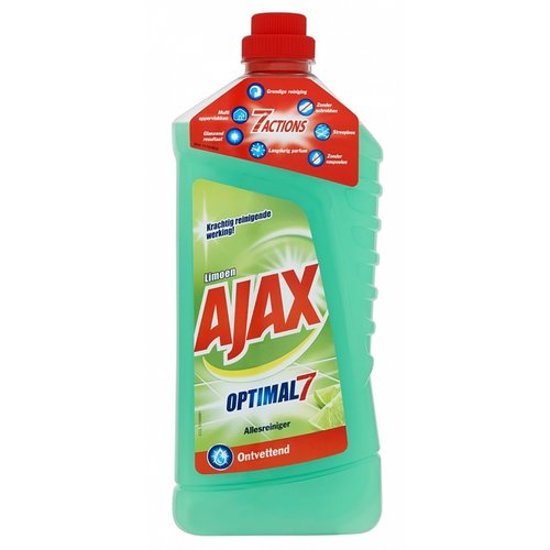 Ajax Allesreiniger - Limoen Optimal 7 1,25 Liter Ajax Allesreiniger - Limoen Optimal 7 1,25 Liter