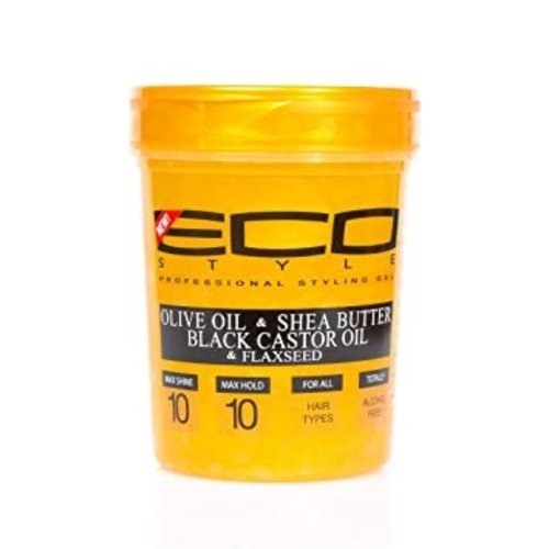 Eco Eco Styler Haargel - Olive Oil & Shea Butter & Black Castor Oil & Flaxseed 946ml