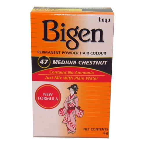 Bigen Bigen Permanent Powder Hair Color - 47 Medium Chestnut