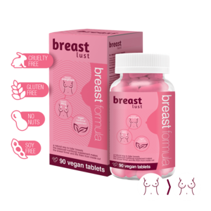 Breast Lust Breast Lust - Borst Formule (1 Maand) 90 Vegan Tabs