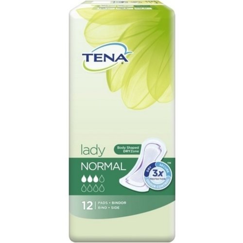 Tena Tena Lady Incontinentieverband – Normal 12 Stuks Tena Tena Lady Incontinentieverband – Normal 12 Stuks