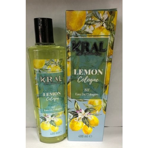 Kral Kral Eau De Cologne - Lemon 400ml