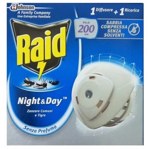 Raid Raid Night & Day Trio Insectenplug - 1 Apparaat + 1 Navulling Raid Raid Night & Day Trio Insectenplug - 1 Apparaat + 1 Navulling