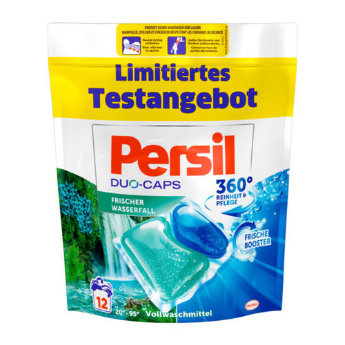 Persil Persil Duo Caps - Frisse Waterval 12 Stuks Persil Persil Duo Caps - Frisse Waterval 12 Stuks