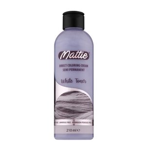 Mattie Professional Mattie Direct Coloring Cream Semi-Permanent - White Toner 210ml Mattie Professional Mattie Direct Coloring Cream Semi-Permanent - White Toner 210ml