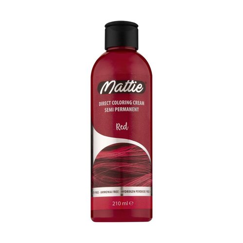 Mattie Professional Mattie Direct Coloring Cream Semi-Permanent  - Red 210ml