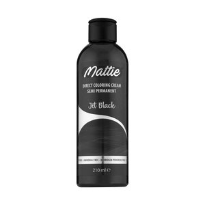 Mattie Professional Mattie Direct Coloring Cream Semi-Permanent - Jet Black 210ml Mattie Professional Mattie Direct Coloring Cream Semi-Permanent - Jet Black 210ml