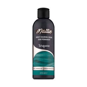 Mattie Professional Mattie Direct Coloring Cream Semi-Permanent - Turquoise 210ml Mattie Professional Mattie Direct Coloring Cream Semi-Permanent - Turquoise 210ml