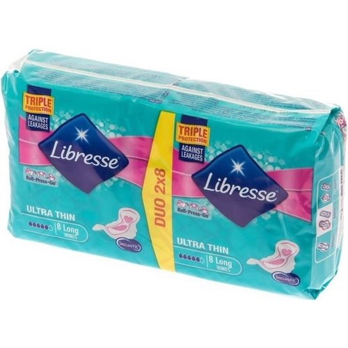 Libresse Libresse Maandverband - Ultra Thin 16 Stuks Libresse Libresse Maandverband - Ultra Thin 16 Stuks