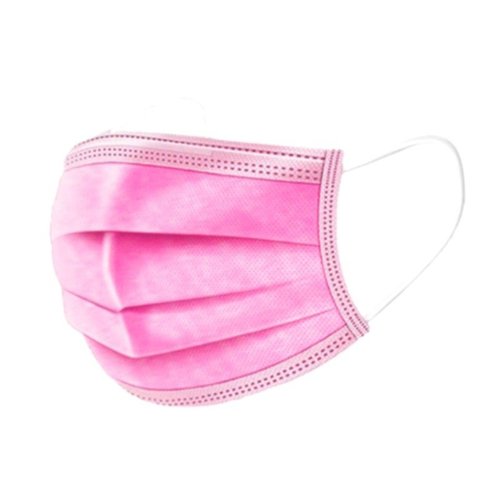 Topsoft 50x Mondmasker Roze - 3 Laags 80g