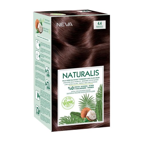 Neva Neva Naturalis Vegan Haarverf - Chestnut Brown 4.4