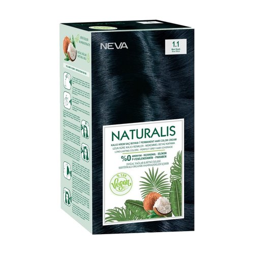 Neva Neva Naturalis Vegan Haarverf - Blue Black 1.1