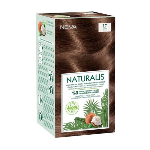 Neva Neva Naturalis Vegan Haarverf - Karamel 7.7