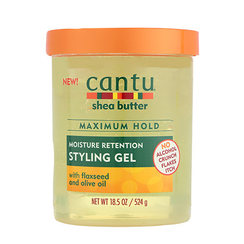 Cantu Cantu Shea Butter - Moisture Retention Styling Gel With Flaxseed & Olive Oil 524g