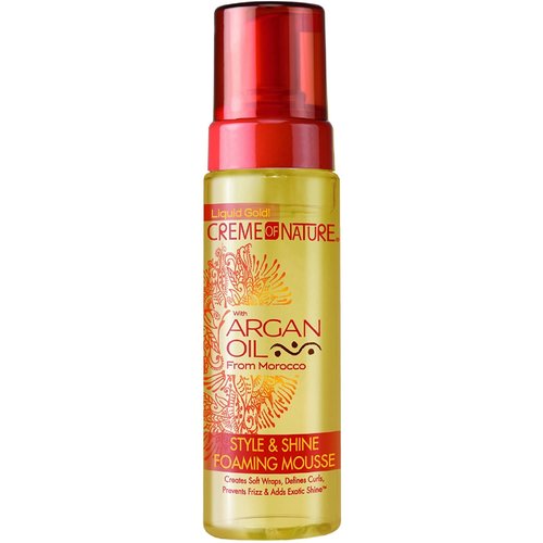 Creme of Nature Creme Of Nature Argan Oil - Style & Shine Foaming Mousse 207ml