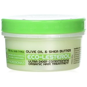 Eco Eco Style Natural Eco‑Lesterol Olive & Shea Butter - Hair Treatment 227g