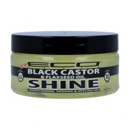 Eco Ecostyler Shine - Black Castor & Flaxseed Oil Gel 236ml