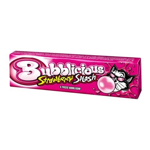 Bubblicious Bubblicious - Strawberry Splash Kauwgom 38 Gram