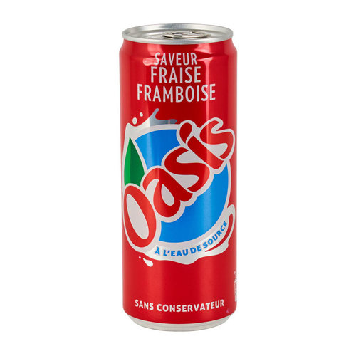 Oasis Oasis - Framboos Frisdrank 330ml Oasis Oasis - Framboos Frisdrank 330ml