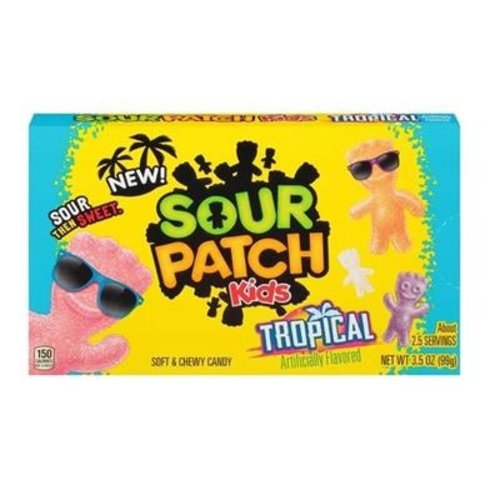 Sour Patch Sour Patch - Kids Tropical Snoep 99g Sour Patch Sour Patch - Kids Tropical Snoep 99g