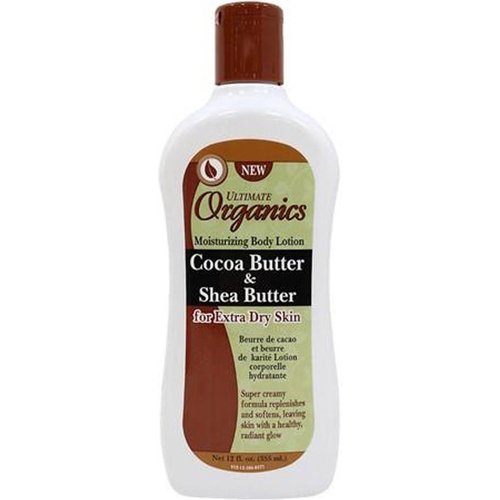 Africa's Best Africas Best Ultimate Organics Cocoa Butter & Shea Butter Moisturizing  - Body Lotion 355 Ml