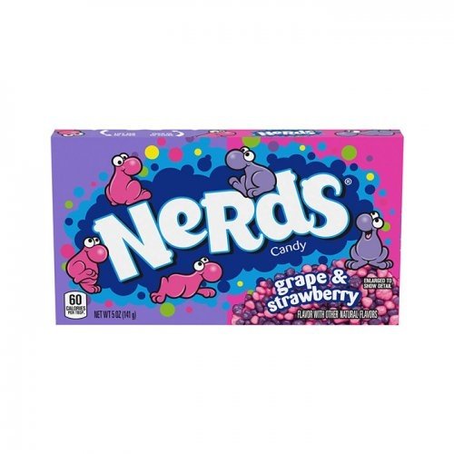 Nerds Nerds - Grape & Strawberry Snoep 142g Nerds Nerds - Grape & Strawberry Snoep 142g