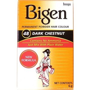 Bigen Bigen 48 Dark Chestnut - Permanent Powder Hair Color 6g