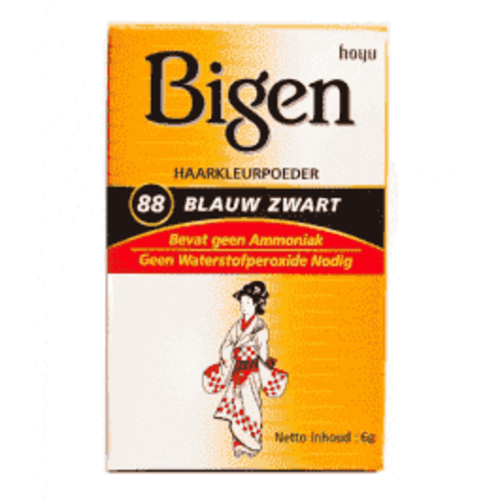 Bigen Bigen 88 Blue Black - Permanent Powder Hair Color 6g