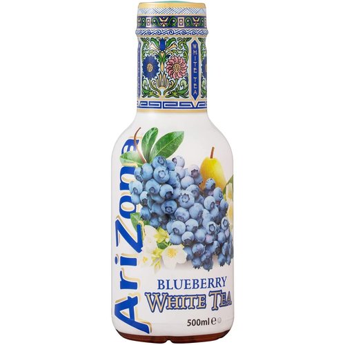 Arizona Arizona - Blueberry White Tea Frisdrank 500ml Arizona Arizona - Blueberry White Tea Frisdrank 500ml