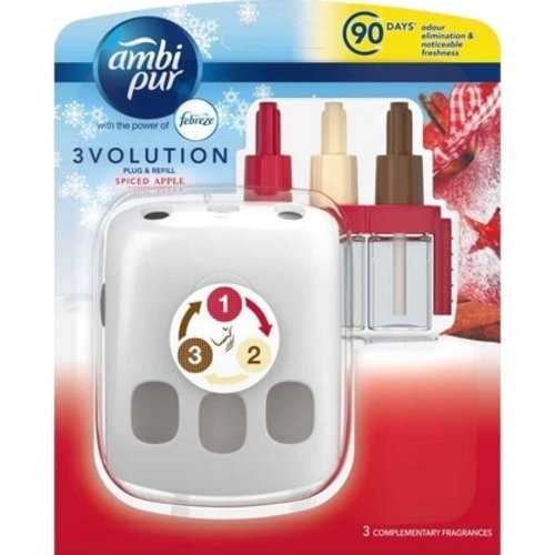 Ambi Pur Ambi Pur 3volution 20ml Starter Spicy Apple + Apparaat Ambi Pur Ambi Pur 3volution 20ml Starter Spicy Apple + Apparaat