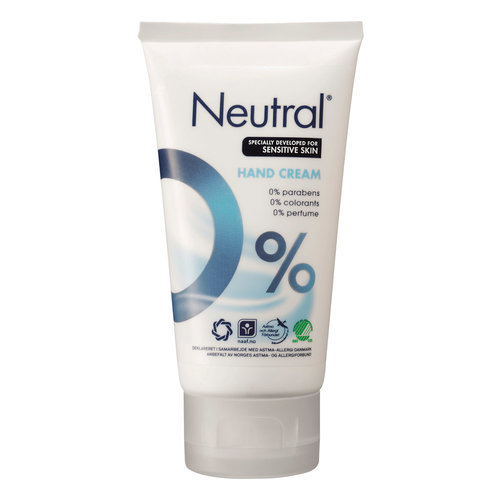 Neutral Neutral Hand Cream 75ml Tube Sensitive Skin 0%