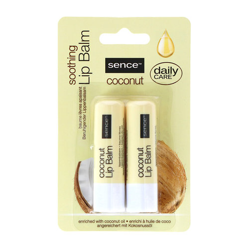 Sence Sence Lip Balm Twin Pack 2x4,3gr Coconut Sence Sence Lip Balm Twin Pack 2x4,3gr Coconut