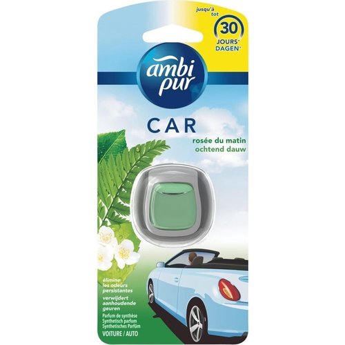 Ambi Pur Ambi Pur Car Ochtend Dauw - Luchtverfrisser 2ml Ambi Pur Ambi Pur Car Ochtend Dauw - Luchtverfrisser 2ml