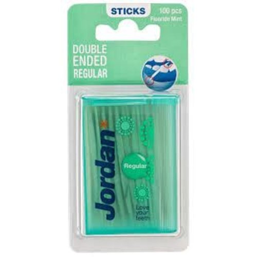 Jordan Jordan Double Ended Regular - Tandenstokers 100 Stuks