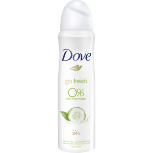 Dove Dove Go Fresh 0% Komkommer - Deodorant Spray 150ml Dove Dove Go Fresh 0% Komkommer - Deodorant Spray 150ml